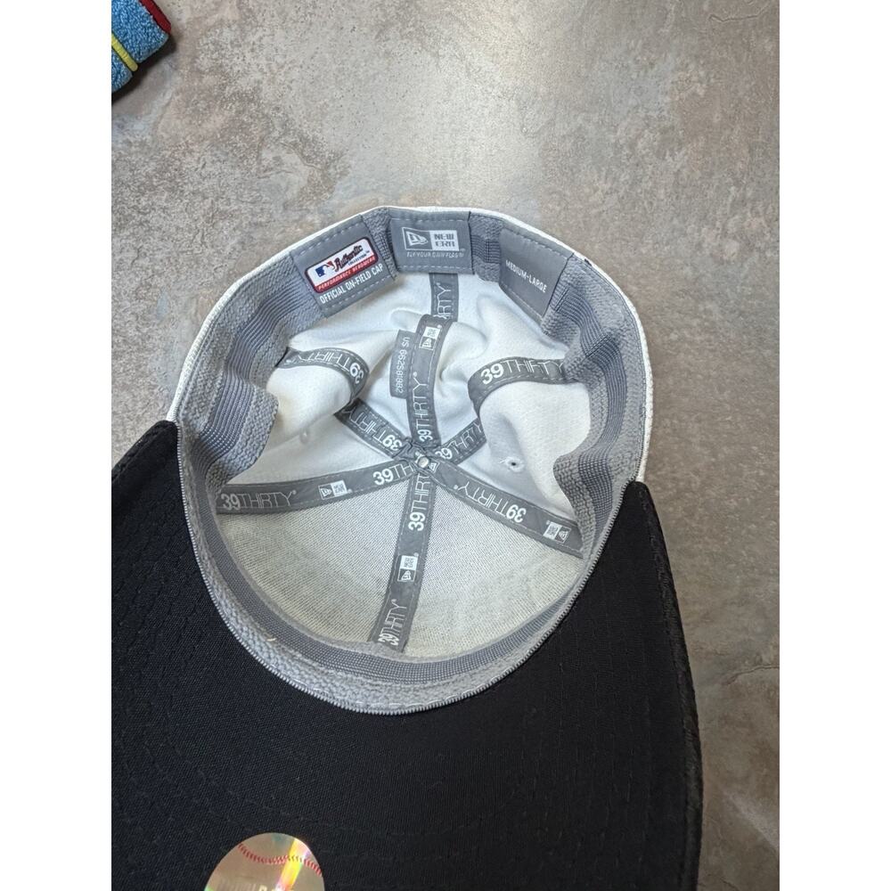 San Francisco Giants Hat Cap 2014 World Series Champs M/L White New Era 39Thirty - Picture 5 of 6
